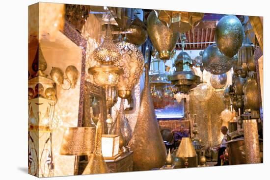 Brass Shop, Medina, Fez, Morocco, North Africa, Africa-Neil Farrin-Premier Image Canvas