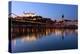 Bratislava Castle and Novy Bridge at Sunset with Reflection-TTstudio-Premier Image Canvas