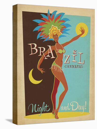 Brazil Carnaval Night And Day!-Anderson Design Group-Stretched Canvas