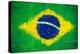 Brazil Painted Flag-jordygraph-Stretched Canvas