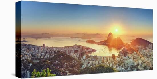 Brazil, Rio De Janeiro, View of Sugarloaf and Rio De Janeiro City-Michele Falzone-Premier Image Canvas