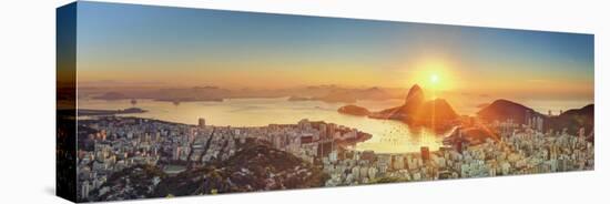 Brazil, Rio De Janeiro, View of Sugarloaf and Rio De Janeiro City-Michele Falzone-Premier Image Canvas