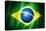 Brazil Soccer World Cup 2014 Flag-daboost-Stretched Canvas