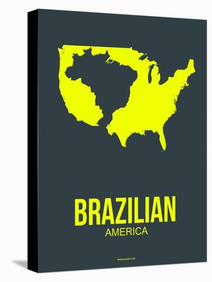 Brazilian America Poster 2-NaxArt-Stretched Canvas