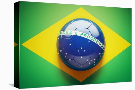 Brazilian Flag Soccer Ball-eabff-Premier Image Canvas
