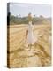 Brazilian Woman Walking Down a Sandy Road Carrying a Large Jar on Her Head-Dmitri Kessel-Premier Image Canvas