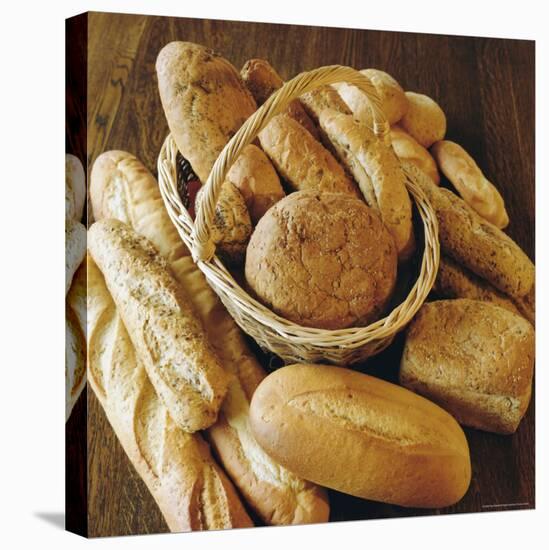 Bread Loaves and a Basket-Roy Rainford-Premier Image Canvas
