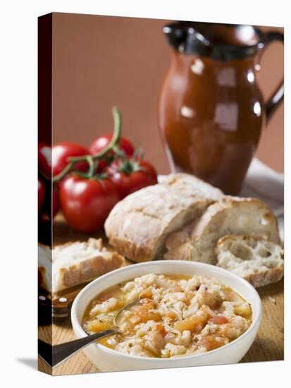 Bread Soup with Tomatoes-null-Premier Image Canvas