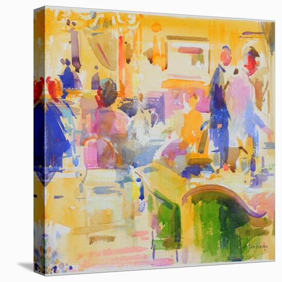 Breakfast at The Carlyle, New York-Peter Graham-Premier Image Canvas