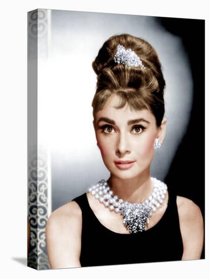 Breakfast at Tiffany's, Audrey Hepburn, 1961-null-Stretched Canvas