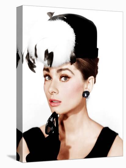 Breakfast at Tiffany's, Audrey Hepburn, 1961-null-Stretched Canvas