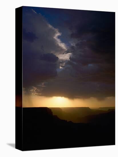 Breaking Storm at Sunset over the Grand Canyon from Yaki Point on the South Rim-null-Premier Image Canvas