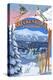 Breckenridge, Colorado Montage-Lantern Press-Stretched Canvas