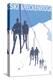 Breckenridge, Colorado Ski Lift-Lantern Press-Stretched Canvas