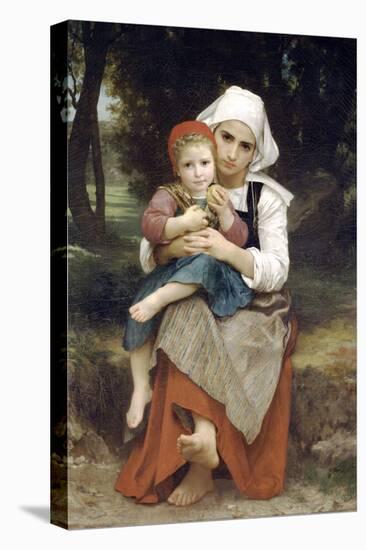 Breton Brother and Sister-William Adolphe Bouguereau-Stretched Canvas