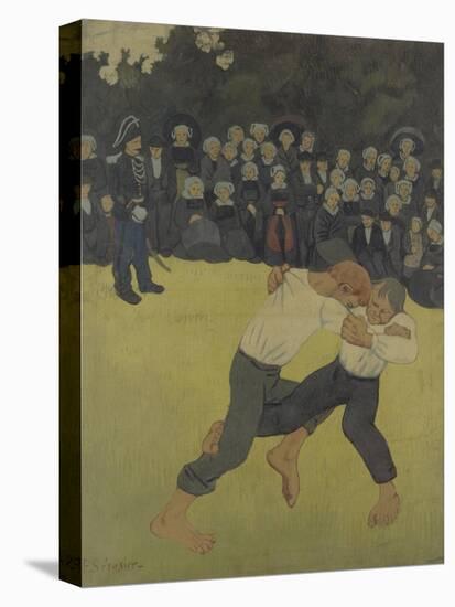 Breton Wrestling, 1890-1891-Paul Sérusier-Premier Image Canvas