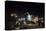 Breuberg, Hesse, Germany, Maize Harvest by Night-Bernd Wittelsbach-Premier Image Canvas