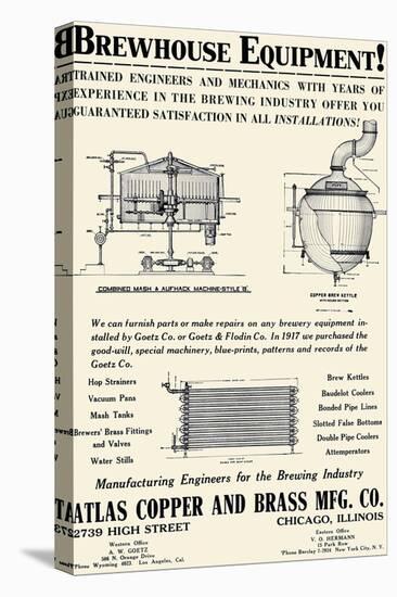 Brewhouse Equipment-null-Stretched Canvas