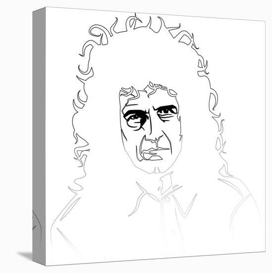 Brian May-Logan Huxley-Stretched Canvas