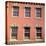 Brick Facade of 19th Century Building with Ornate Stonework Around Windows-Walker Evans-Premier Image Canvas