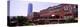 Bricktown Mercantile Building Along the Bricktown Canal with Devon Tower in Background-null-Stretched Canvas