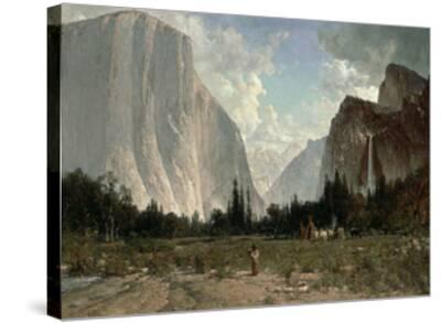 Bridal Veil Falls Yosemite C 1870 84 Giclee Print Thomas Hill Art Com