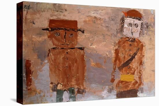 Bride and Groom in Autumn of Life-Paul Klee-Premier Image Canvas