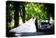 Bride and Groom in Car-HalfPoint-Premier Image Canvas