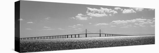 Bridge across a Bay, Sunshine Skyway Bridge, Tampa Bay, Florida, USA-null-Premier Image Canvas