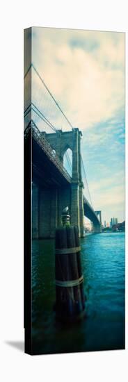 Bridge Across a River, Brooklyn Bridge, East River, Brooklyn, New York City, New York State, USA-null-Premier Image Canvas