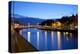 Bridge across a River, Ha'Penny Bridge, Liffey River, Dublin-null-Premier Image Canvas