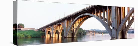 Bridge Across River, Henley Street Bridge, Tennessee River, Knoxville, Knox County, Tennessee, USA-null-Premier Image Canvas