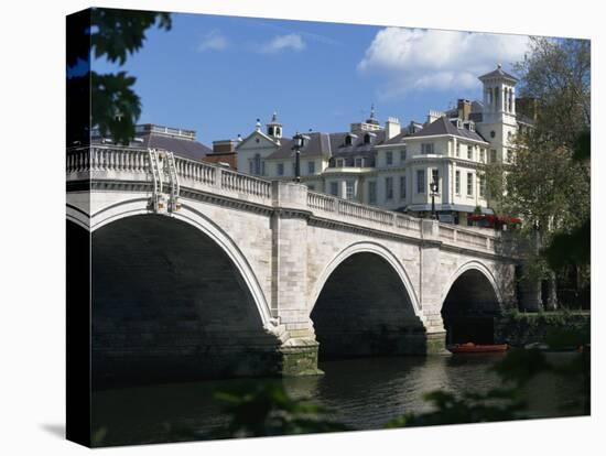 Bridge and River Thames, Richmond, Surrey, England, United Kingdom, Europe-Richardson Rolf-Premier Image Canvas
