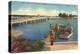Bridge, Dock, St. Petersburg, Florida-null-Stretched Canvas