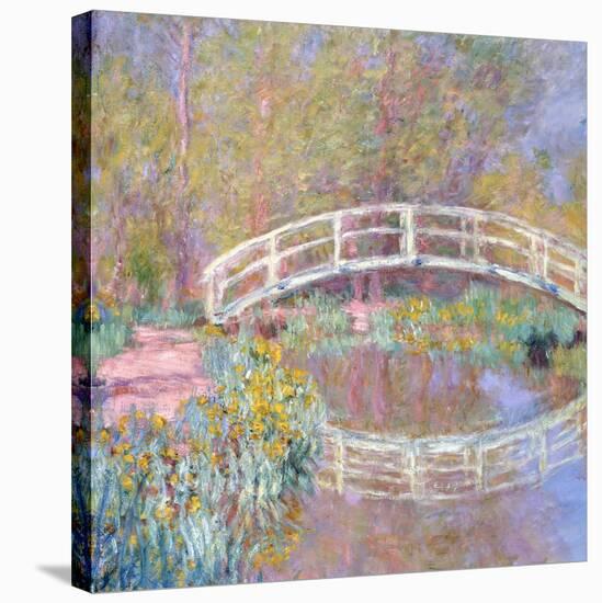 Bridge in Monet's Garden, 1895-96-Claude Monet-Premier Image Canvas