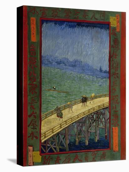 Bridge in the Rain (After Hiroshig), 1887-Vincent van Gogh-Premier Image Canvas