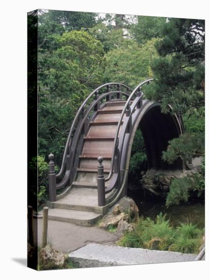 Bridge, Japanese Garden, Golden Gate Park, CA-Barry Winiker-Premier Image Canvas