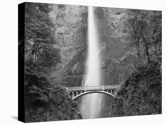Bridge, Multnomah Falls, Columbia Gorge, Oregon, USA-Walter Bibikow-Premier Image Canvas