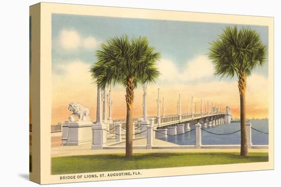 Bridge of Lions, St. Augustine, Florida-null-Stretched Canvas