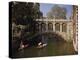 Bridge of Sighs over the River Cam at St. John's College, Cambridge, Cambridgeshire, England, UK-Nigel Blythe-Premier Image Canvas