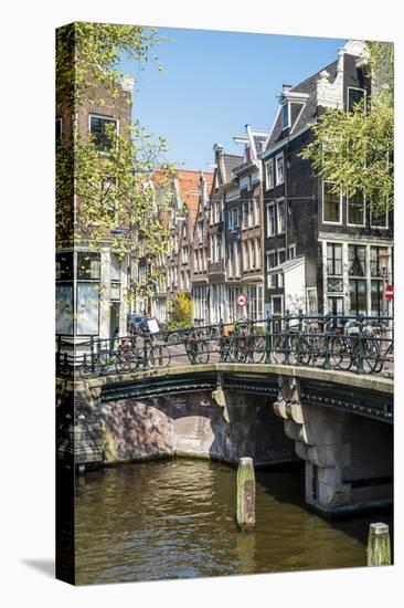 Bridge over Brouwersgracht, Amsterdam, Netherlands, Europe-Amanda Hall-Premier Image Canvas