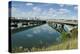 Bridge over Missouri River, Great Falls, Montana, Usa-Natalie Tepper-Stretched Canvas