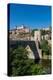 Bridge over the River Tagus with the Alcazar of Toledo Above, Toledo, Castilla La Mancha, Spain-Martin Child-Premier Image Canvas