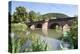 Bridge over the Tauber River, Gamburg, Taubertal Valley-Markus Lange-Premier Image Canvas