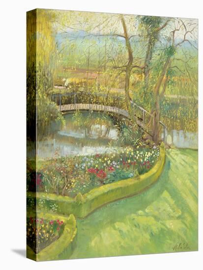 Bridge over the Willow, Bedfield-Timothy Easton-Premier Image Canvas