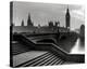 Bridge With Big Ben-The Chelsea Collection-Stretched Canvas