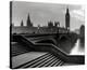 Bridge With Big Ben-The Chelsea Collection-Stretched Canvas