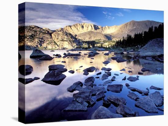 Bridger Wilderness, Wind River Range, Yellowstone National Park, Wyoming, USA-Gavriel Jecan-Premier Image Canvas