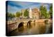 Bridges over Canals in Amsterdam-sborisov-Premier Image Canvas