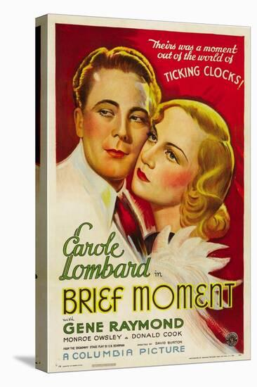 Brief Moment, Gene Raymond, Carole Lombard, 1933-null-Stretched Canvas